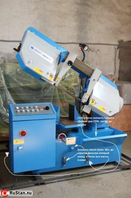 Ленточнопильный станок GW4038 - масла фото №3 Weiss Machinery GW4038 фото №3